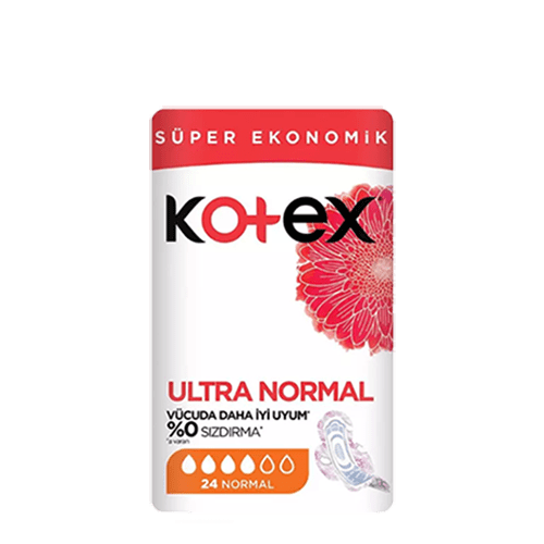 نوار بهداشتی کوتکس مدل Ultra Normal سایز نرمال بسته 24 عددی